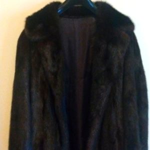 Mink fur coat